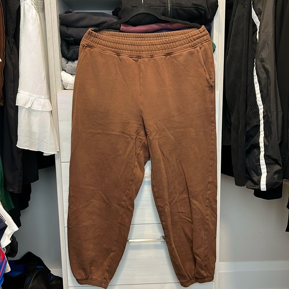 Women’s Brown American Eagle Jogging Pants - Picture 1 of 2